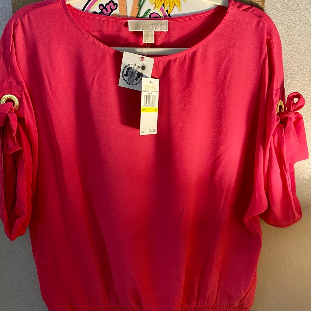 Michael Kors Electric Pink Top